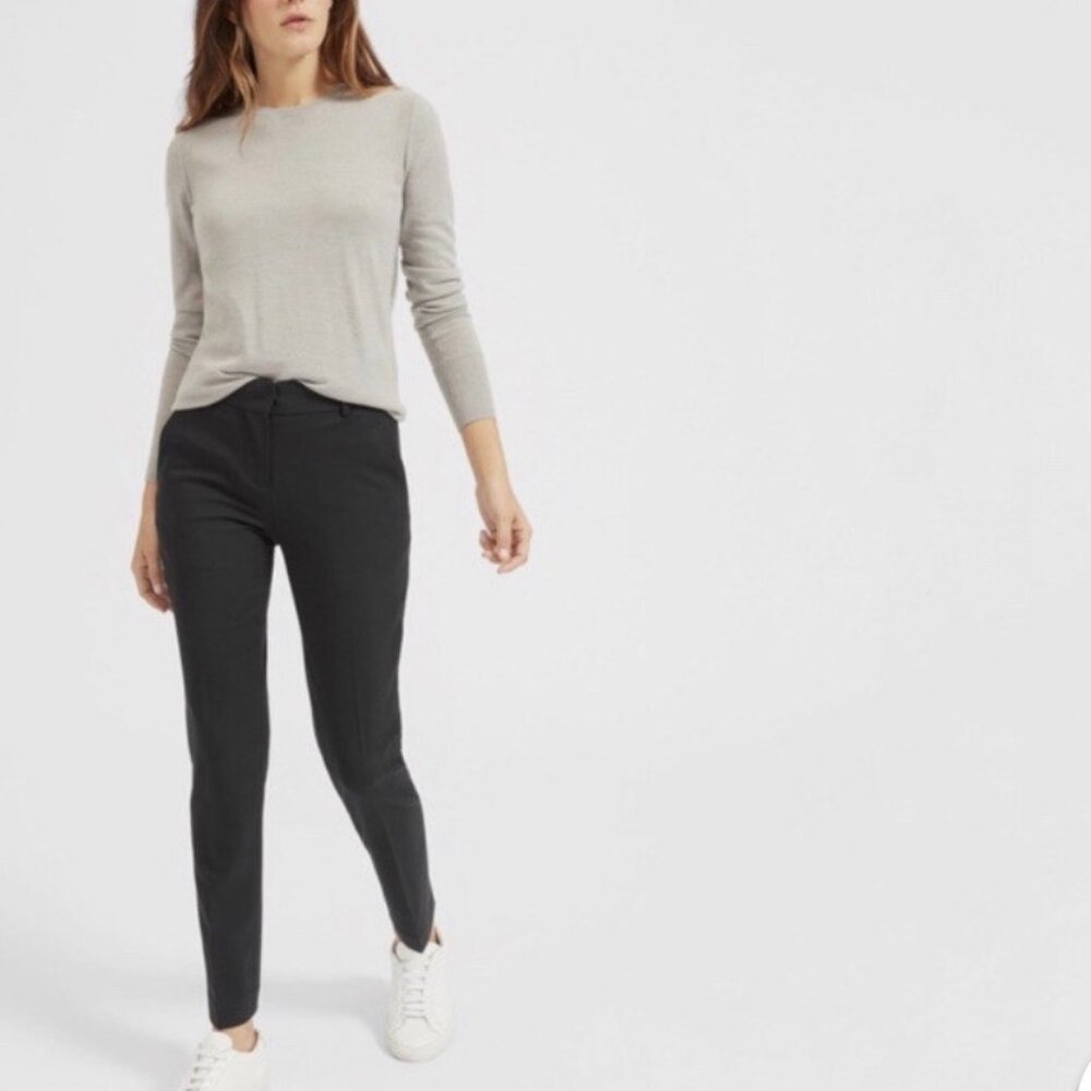 Everlane Slim Black Wool Pants